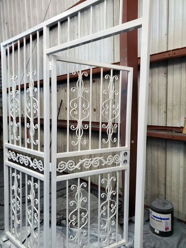 Wrought iron entry gate