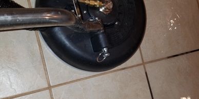 Deep grout dirt removing