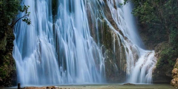 Largest waterfall in the domincan republic 