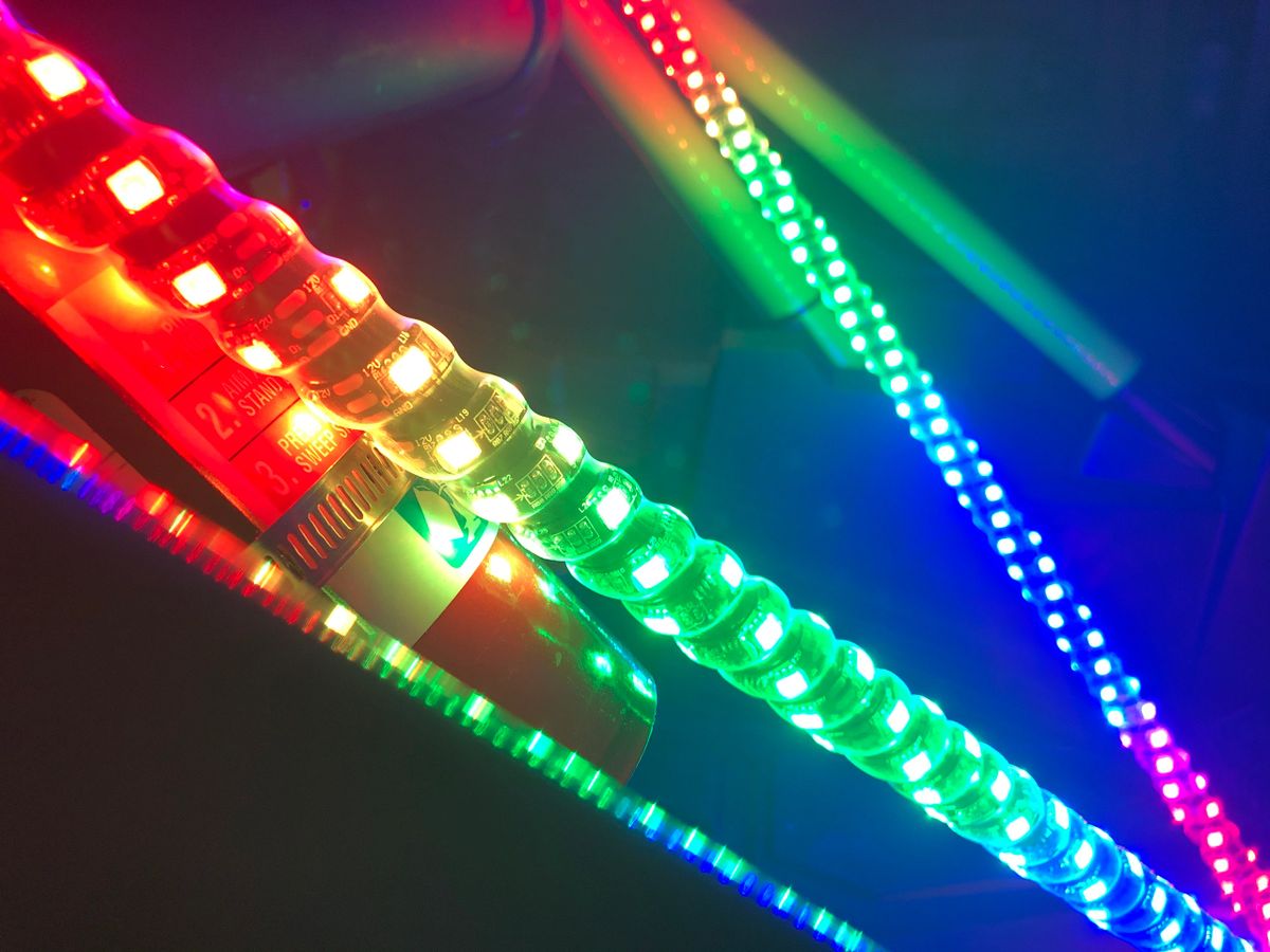 COLOR CHANGING WHIPS Pair