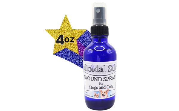 Colloidal Silver (natural antibiotic) Wound Spray 