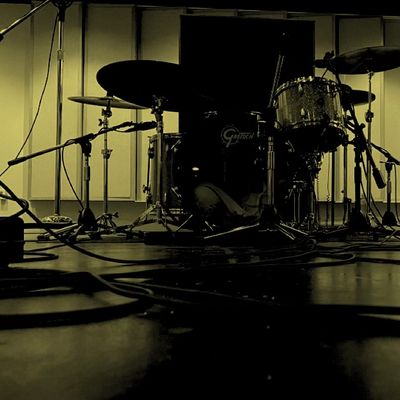 drums in studio