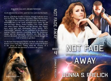 Not Fade Away cover, country woman in front, man with vest in back, dog on back cover