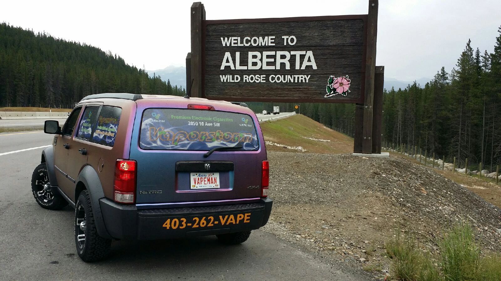 Vaporstorm Inc located in Calgary Alberta Canada, owned & operated by Jason & Christi Alksne.