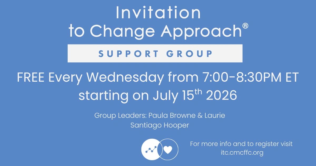 Invitation to Change Support Group informational flyer
