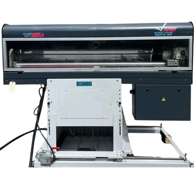 Large industrial printer or cutter machine.