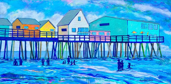 All Afternoon the Buildings Kept Watch
Acrylic on Canvas 24"x48"
$2016