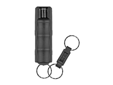 Sabre Red Keychain Pepper Spray Light Gray Hardcase with Quick