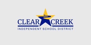 Logo of Clear Creek Independent School District with a star design.