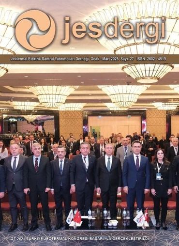 Group photo at a formal geothermal energy congress in Turkey.