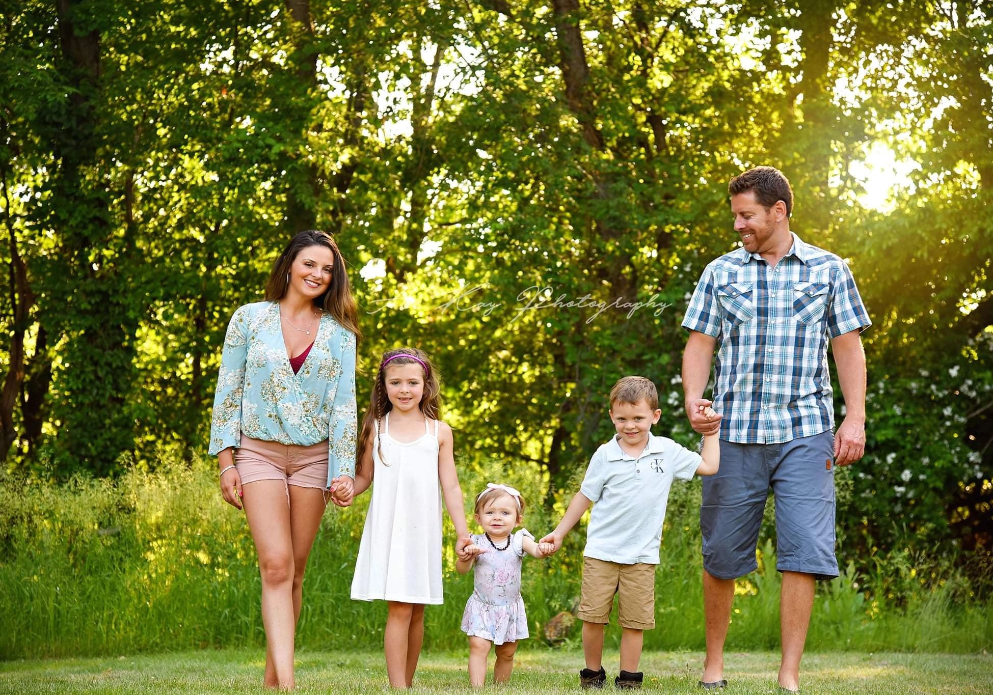 Brit, Airia, Amelia, Aiden and Jason