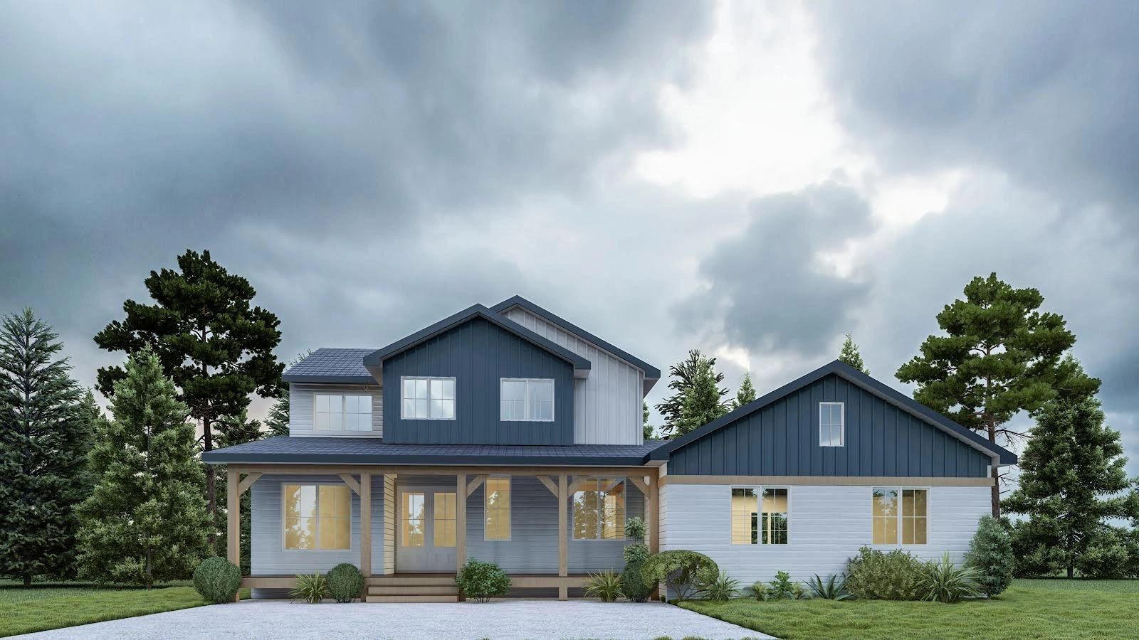 rendering private estate launch homes custom home builder acreage builder sherwood park Ardrossan 