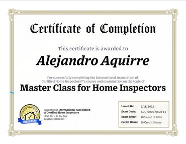 2023 Master Certification; Updated