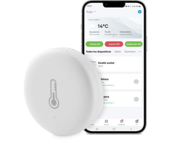 Sensores de temperatura conectado a tu smart phone