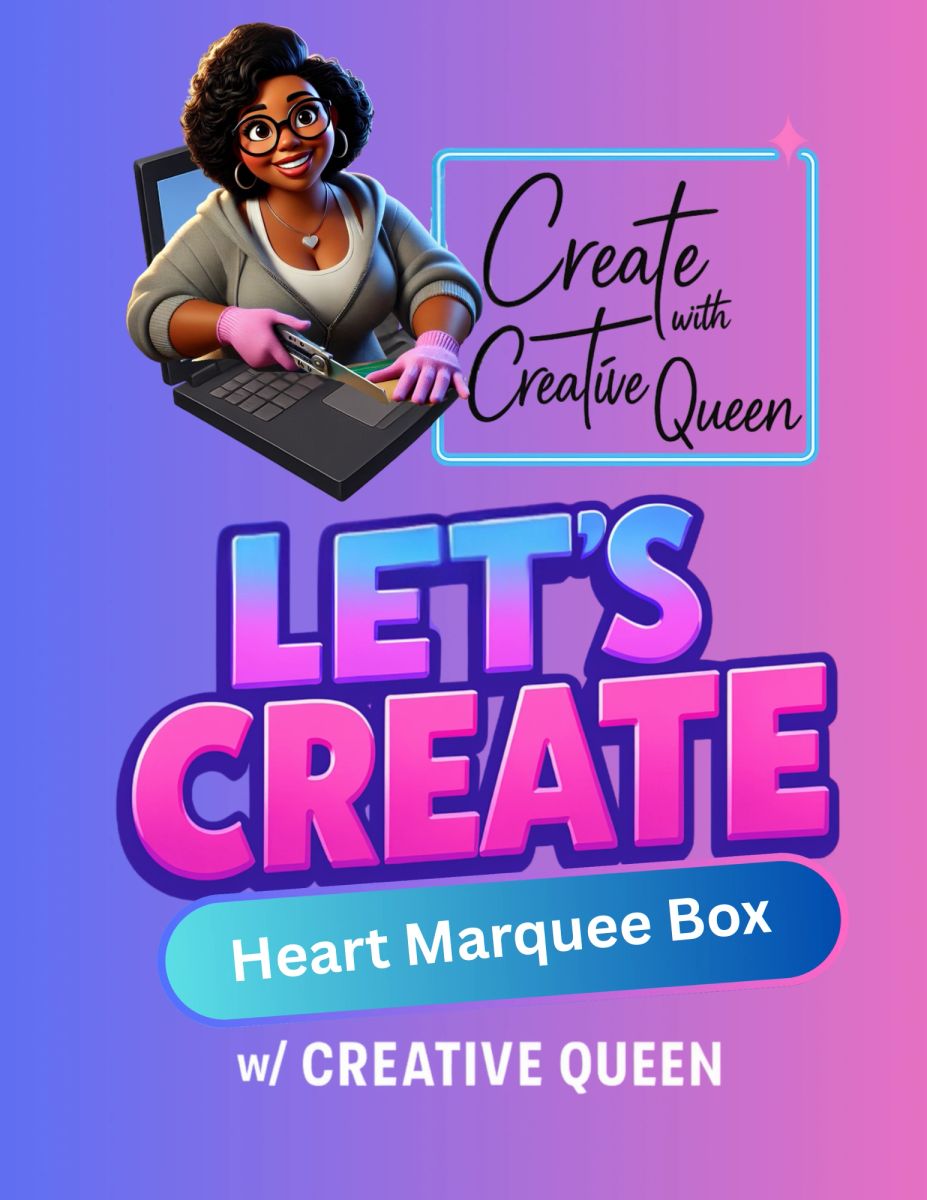 Let's Create Heart Marquee Box Template – À La Carte