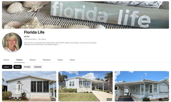 Florida Life YouTube channel link.