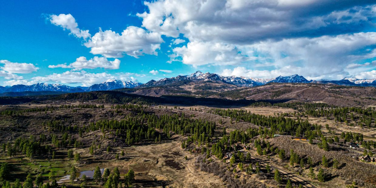 Aerial Shot of Pagosa Peak