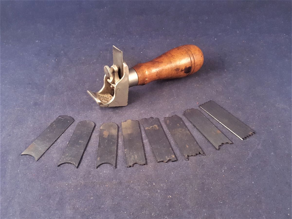 Stanley No. 69 Hand Beader with 8 New Made Cutters VERY SCARCE 21080616