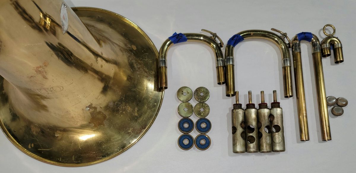 Olds 4 Valve Euphonium Replacement Parts eBay