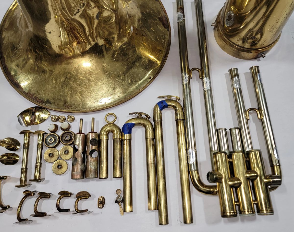 Besson Brevete 50 Medals of Honour 3 Valve Tuba *Replacement Parts* eBay