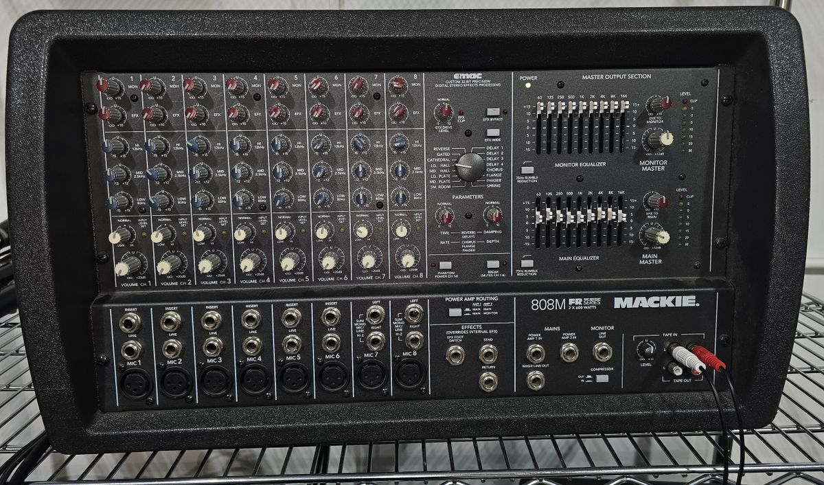 Mackie 808M Portable Powered Mixer 8 Channel