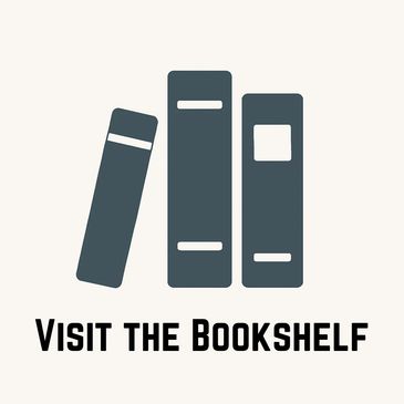 Icon of three books with text 'Visit the Bookshelf'.