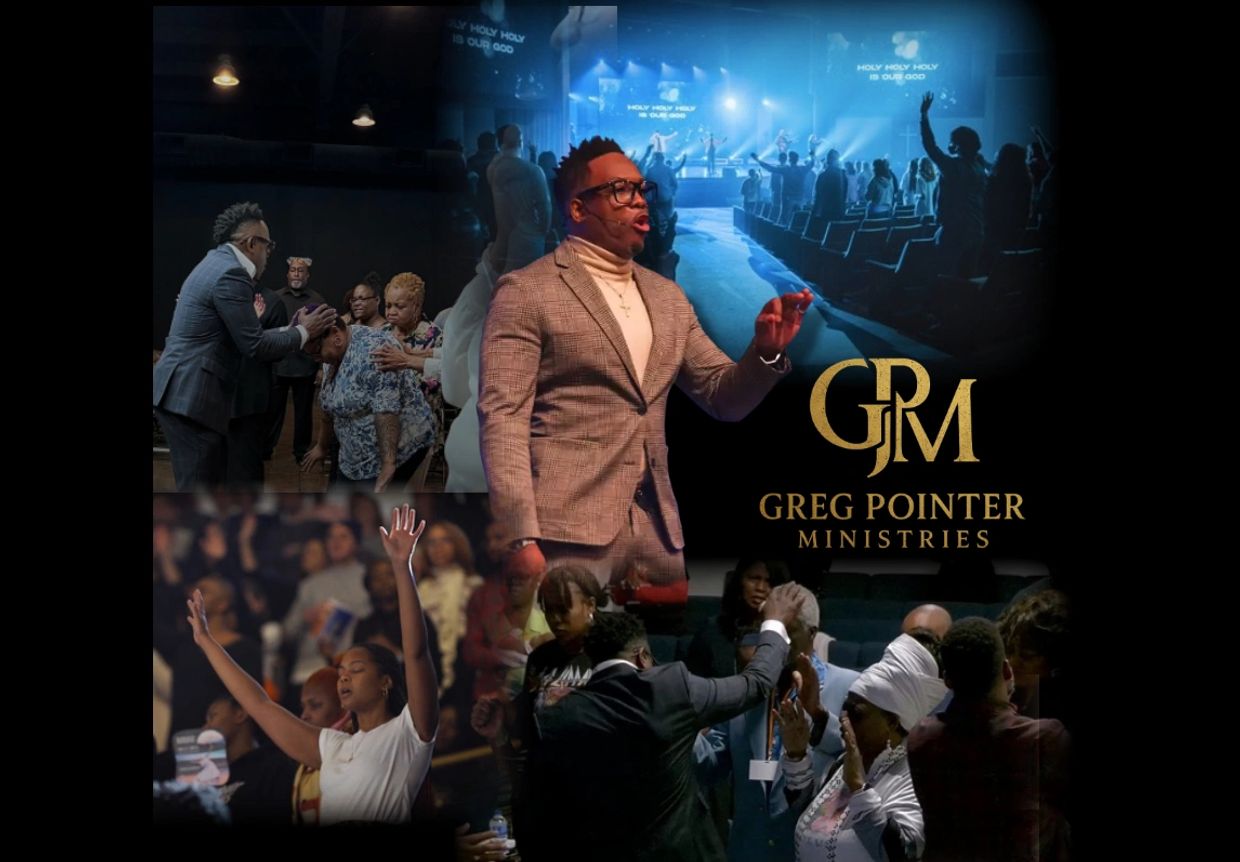 Greg Pointer Ministries in action with worship and prayer.