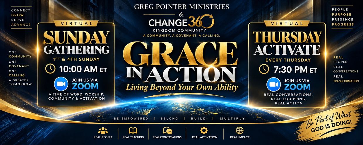 Virtual Sunday and Thursday gatherings by Greg Pointer Ministries on Zoom.