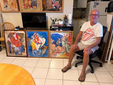 Three pics framed and ready for a group show (2026)