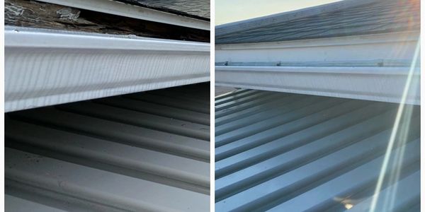 Before and after facia repair