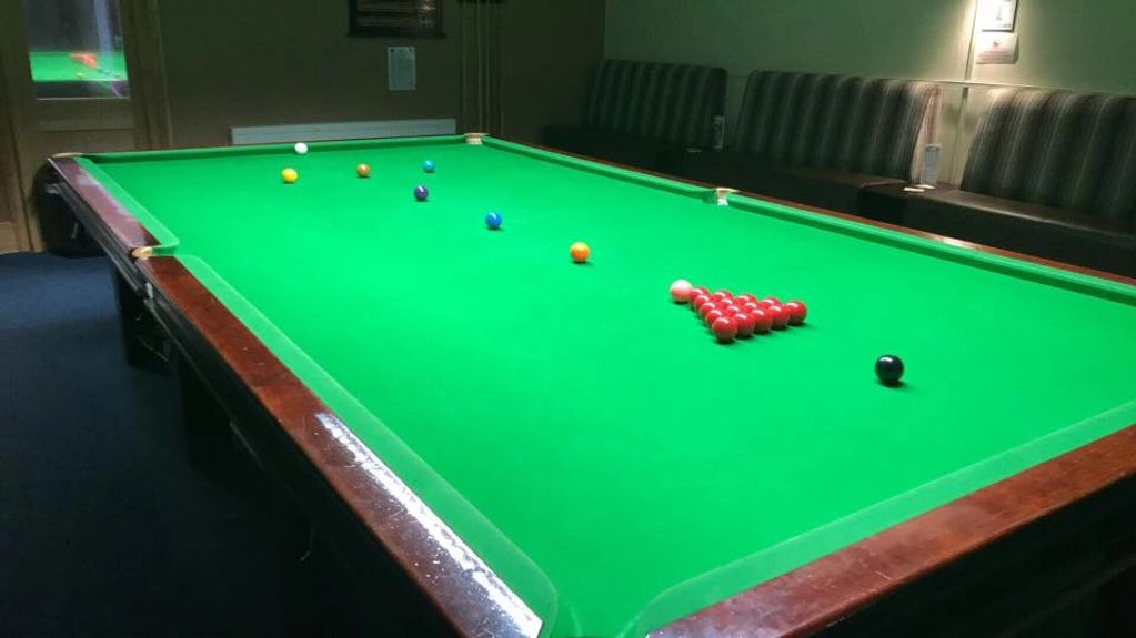 4 full sized snooker tables, highly maintained by Absolute Snooker, one of which is used by our resi