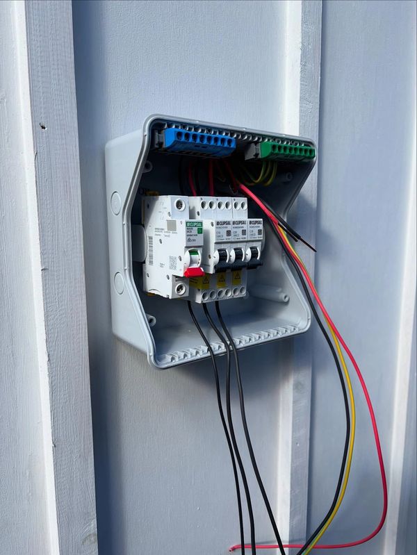 Electrical switchboard installed and tested by NextPhase Electrical Solutions electrician Newcastle