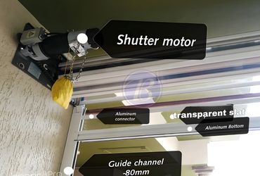 Remote transparent Rolling shutter 
