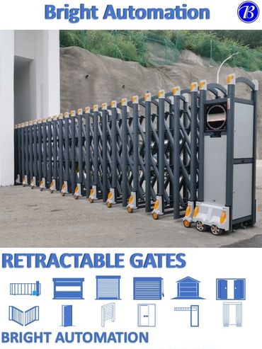 Aluminium Retractable Sliding Gate 