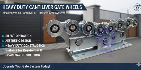 Cantilever Gate wheel for trackless gate manufacturing 