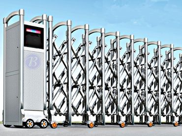 Retractable Gate made of Stainless Steel 