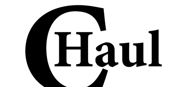 Stylized black text spelling 'CHaul' on a white background.