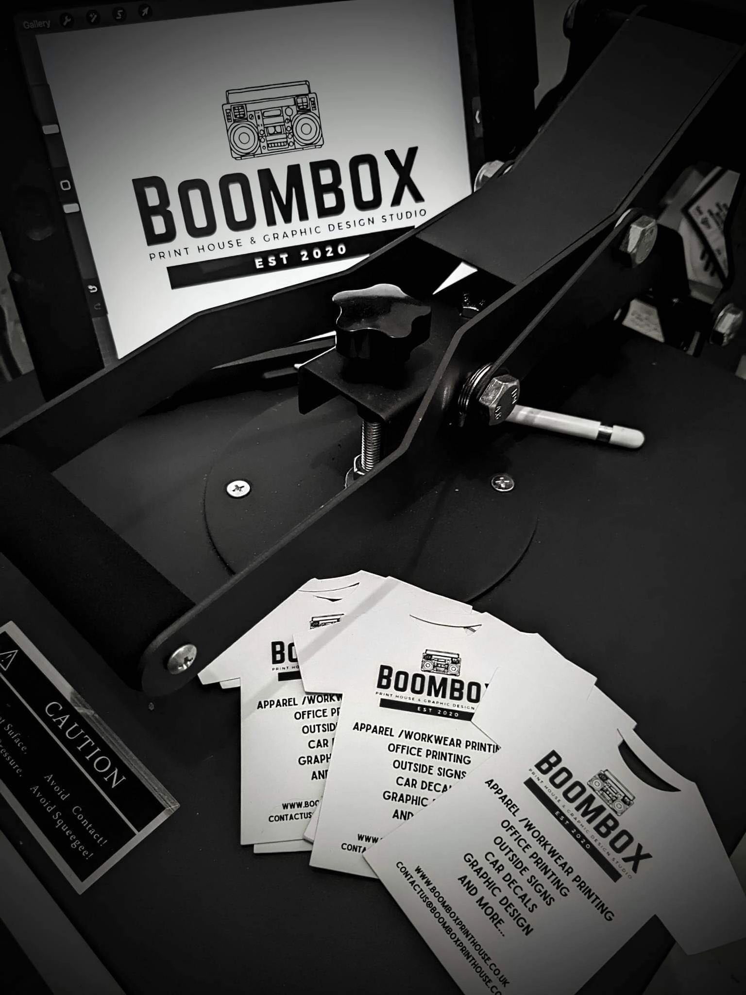 Boombox print house and graphic design studio Home