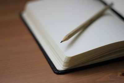 Notebook and pen