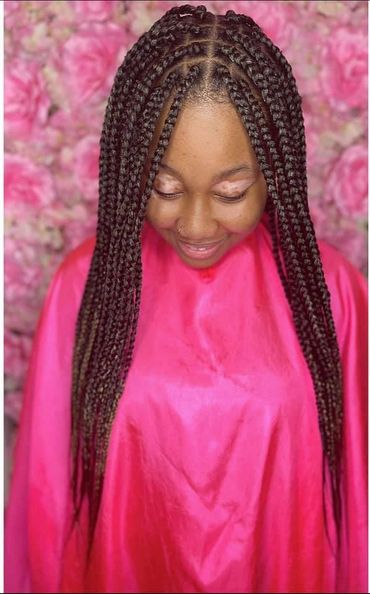 Medium Box Braids