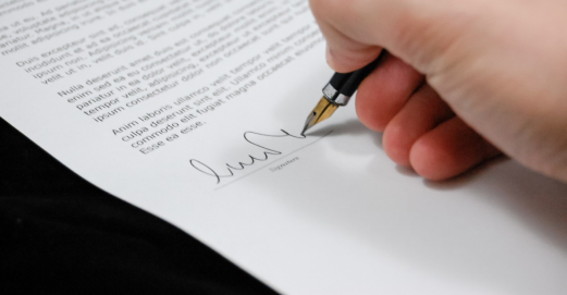 When to sign on the dotted line? 