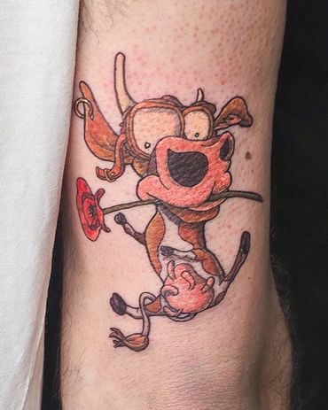 cow tattoo by youvebeenoinked tattoo studio peter aoun new school