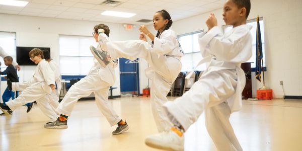 Community Taekwondo classes for children in Philadelphia.