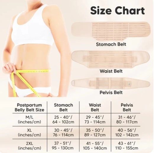 3 in 1 Post Pregnancy Belt for Belly, Waist & Pelvis Slimming