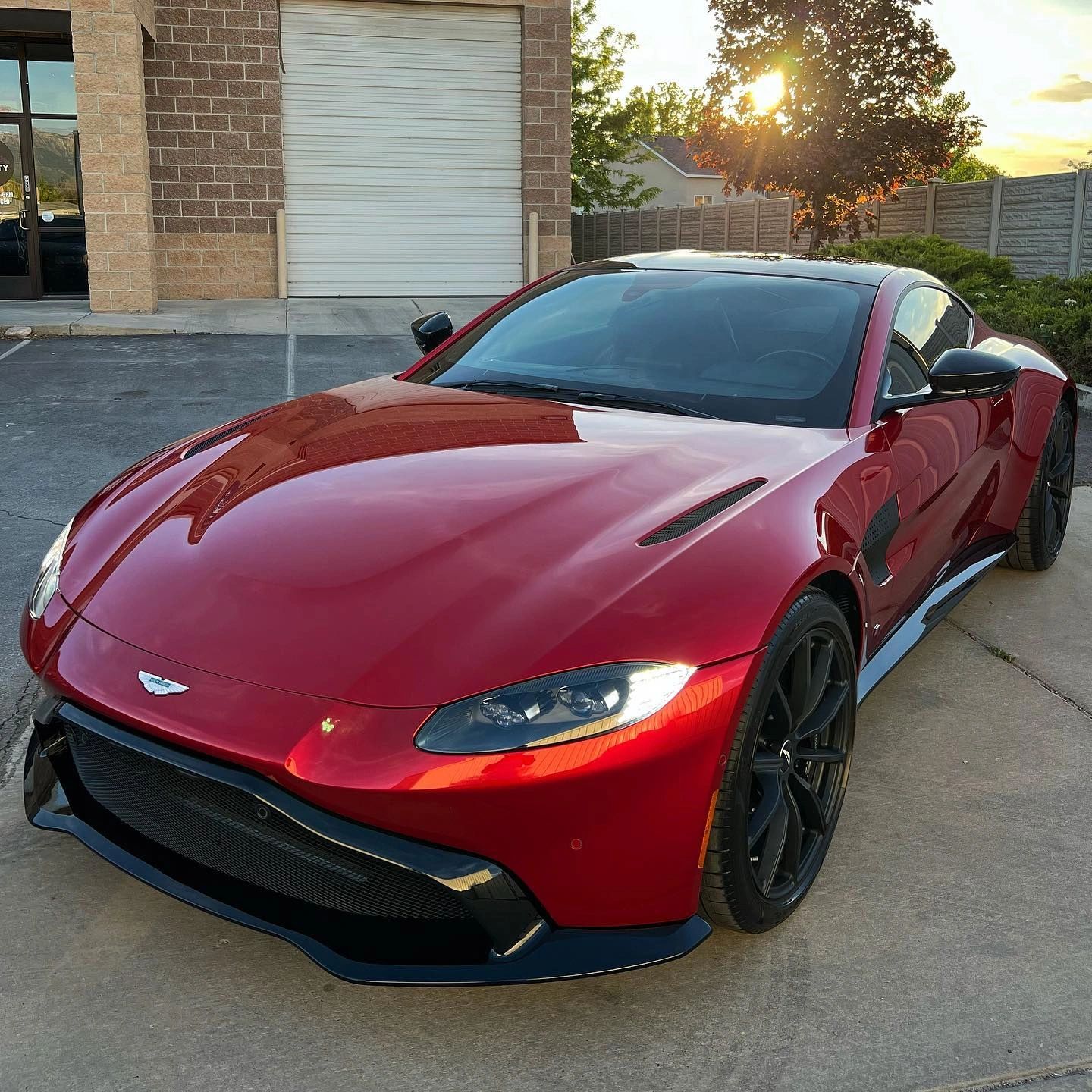 An Aston Martin finished with ceramic coating at Tint Citi
