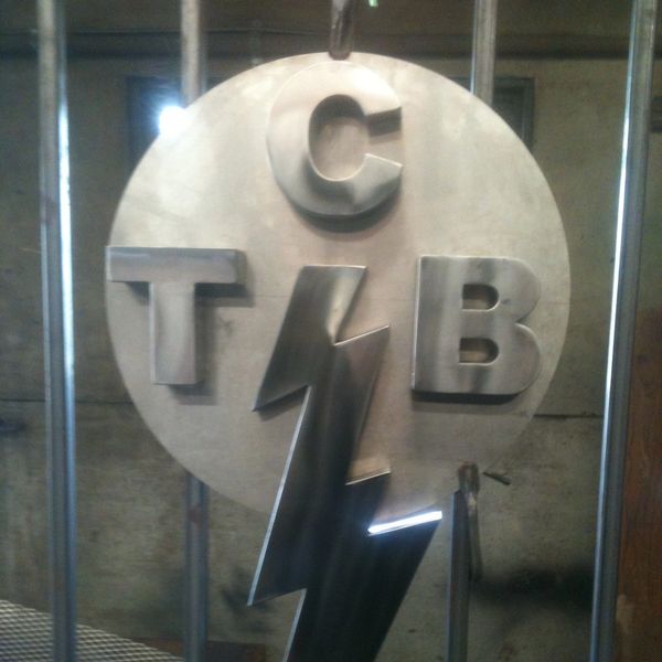 Stainless Steel Custom 3D logo handmade for a client who is a big Elvis fan