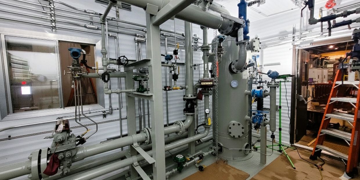 ATLAS Oil and Gas Fuel Gas Skid Package. 