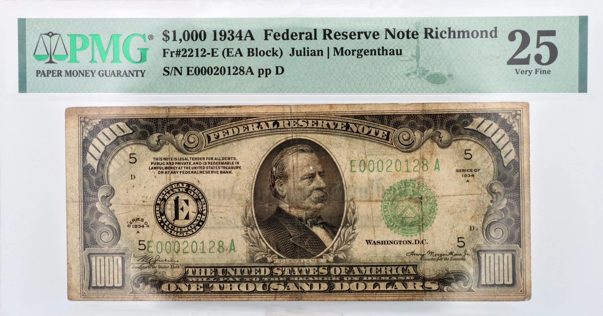 $1,000 Note