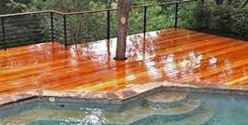 Freshly Oiled Garapa Deck