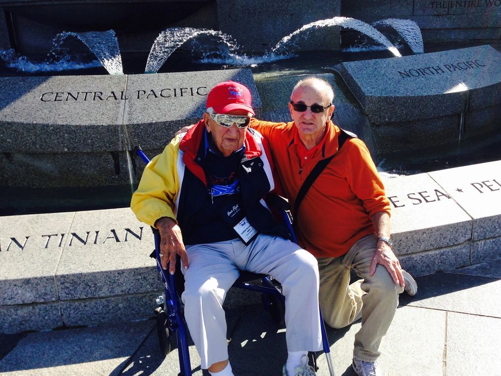 Captain Morris Pruchansky with his son Neal Pruchansky